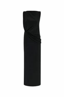 Jacquemus CZARNY Sukienka `Peplo Longue`