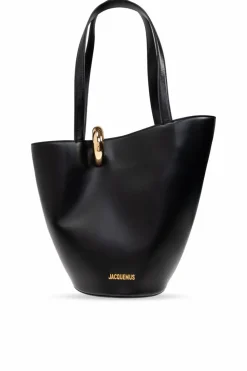 Jacquemus CZARNY Torba The Medium Bambola`