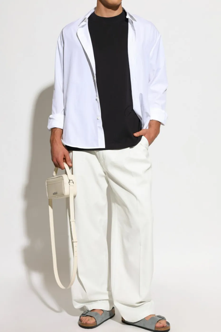 Jacquemus CZARNY T-shirt z logo