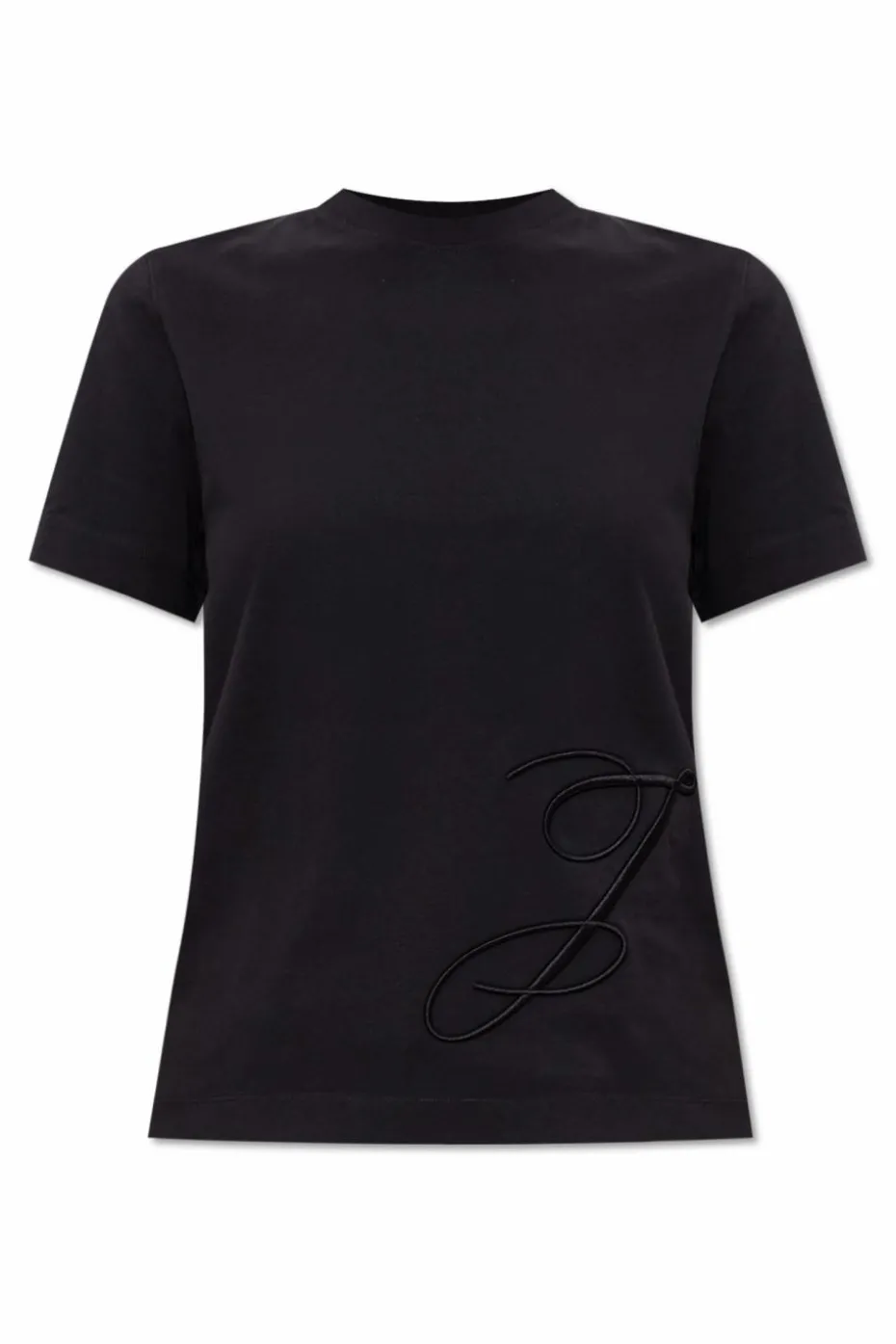 Jacquemus CZARNY T-shirt z logo