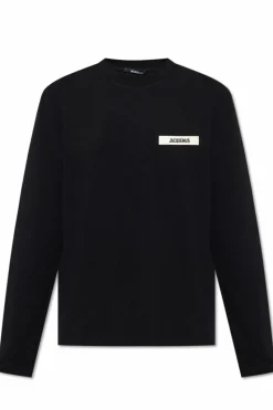 Jacquemus CZARNY T-shirt z logo
