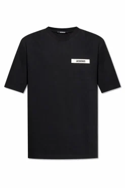 Jacquemus CZARNY T-shirt z logo
