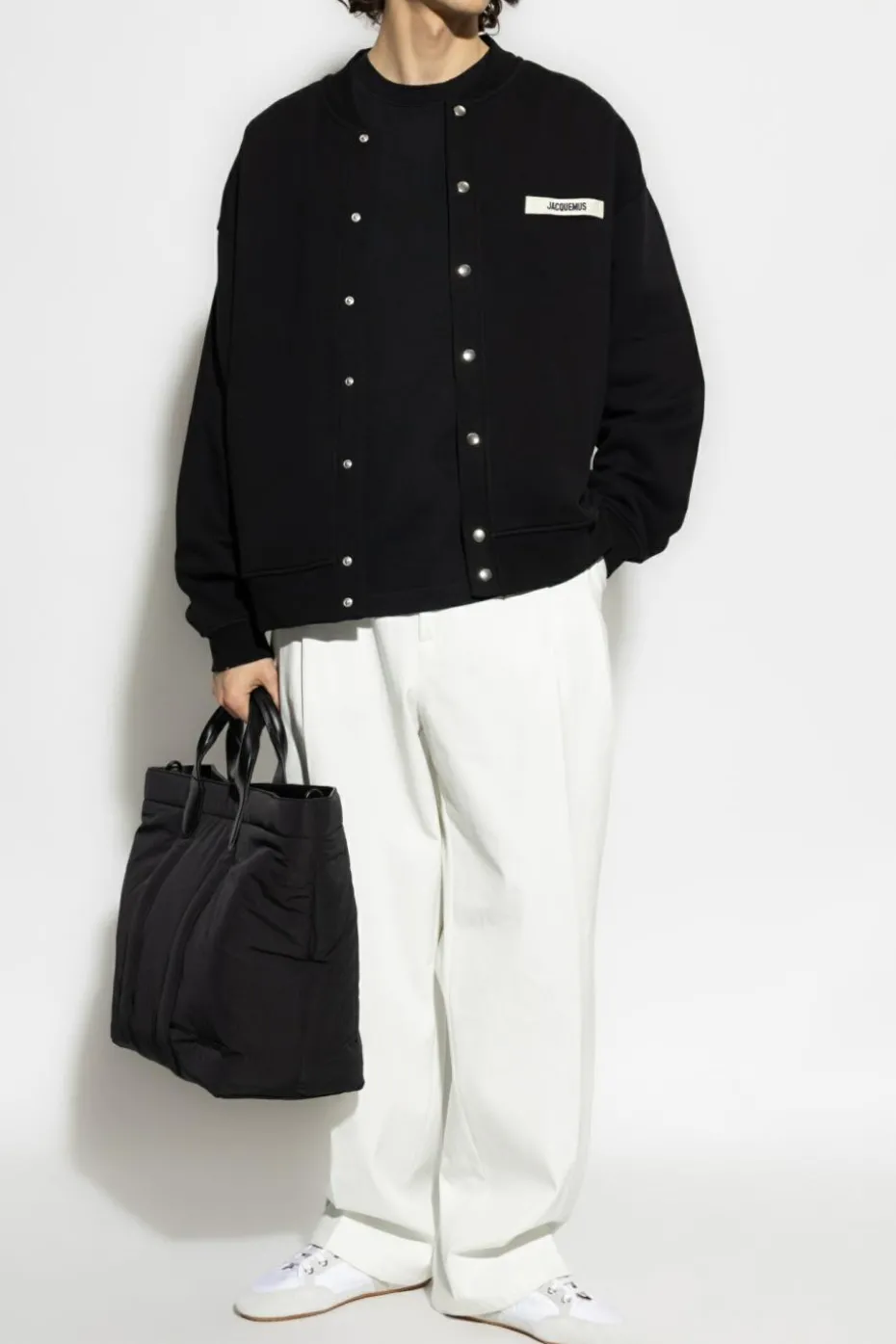Jacquemus CZARNY T-shirt z logo