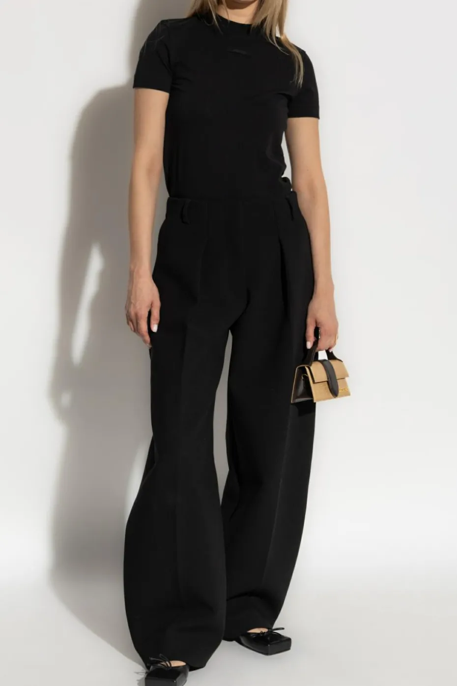 Jacquemus CZARNY T-shirt z logo