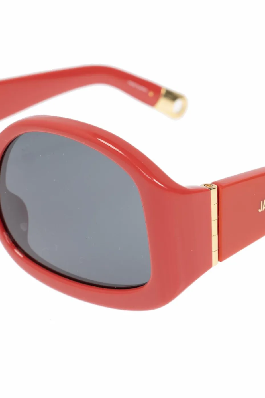 Jacquemus CZERWONY Okulary przeciwsłoneczne