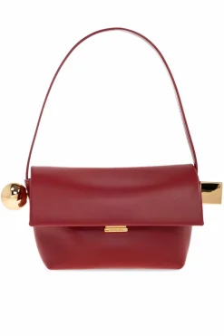 Jacquemus CZERWONY Torba do ręki `Le Rond Carre`