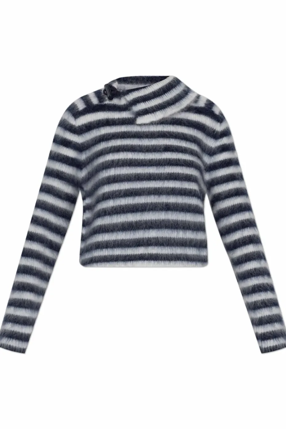 Jacquemus GRANATOWY Moherowy sweter