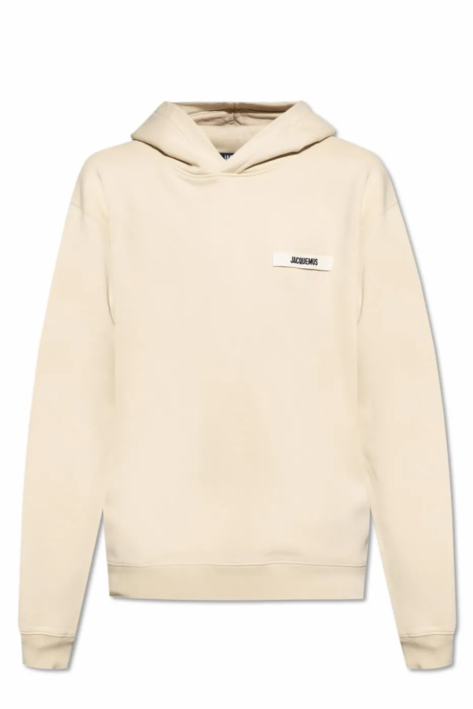 Jacquemus kremowy Bluza z logo