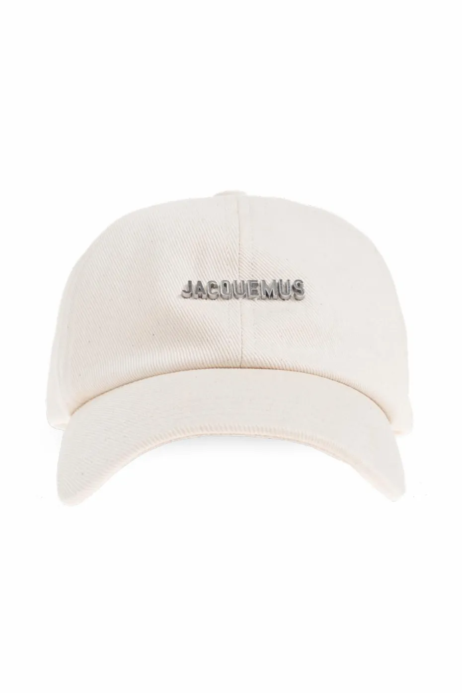 Jacquemus kremowy Czapka z daszkiem
