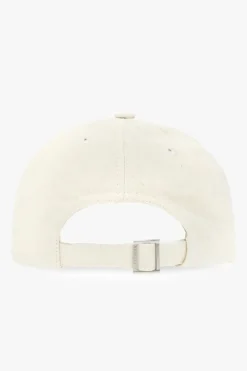 Jacquemus kremowy Czapka z daszkiem