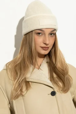 Jacquemus kremowy Czapka z logo