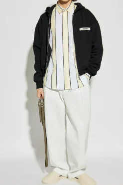 Jacquemus kremowy Koszula w paski