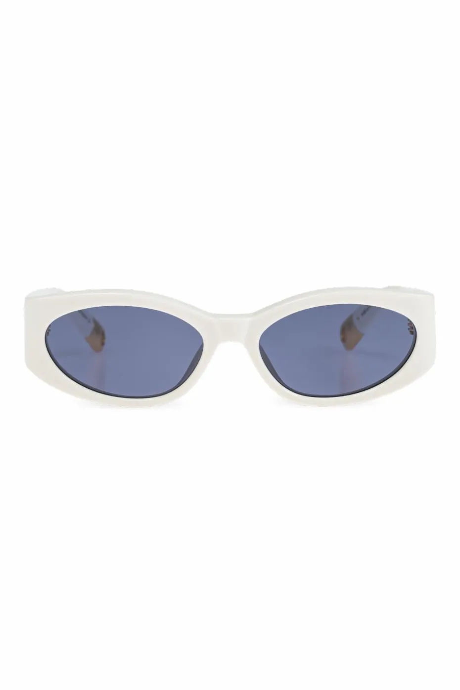 Jacquemus kremowy Okulary przeciwsłoneczne