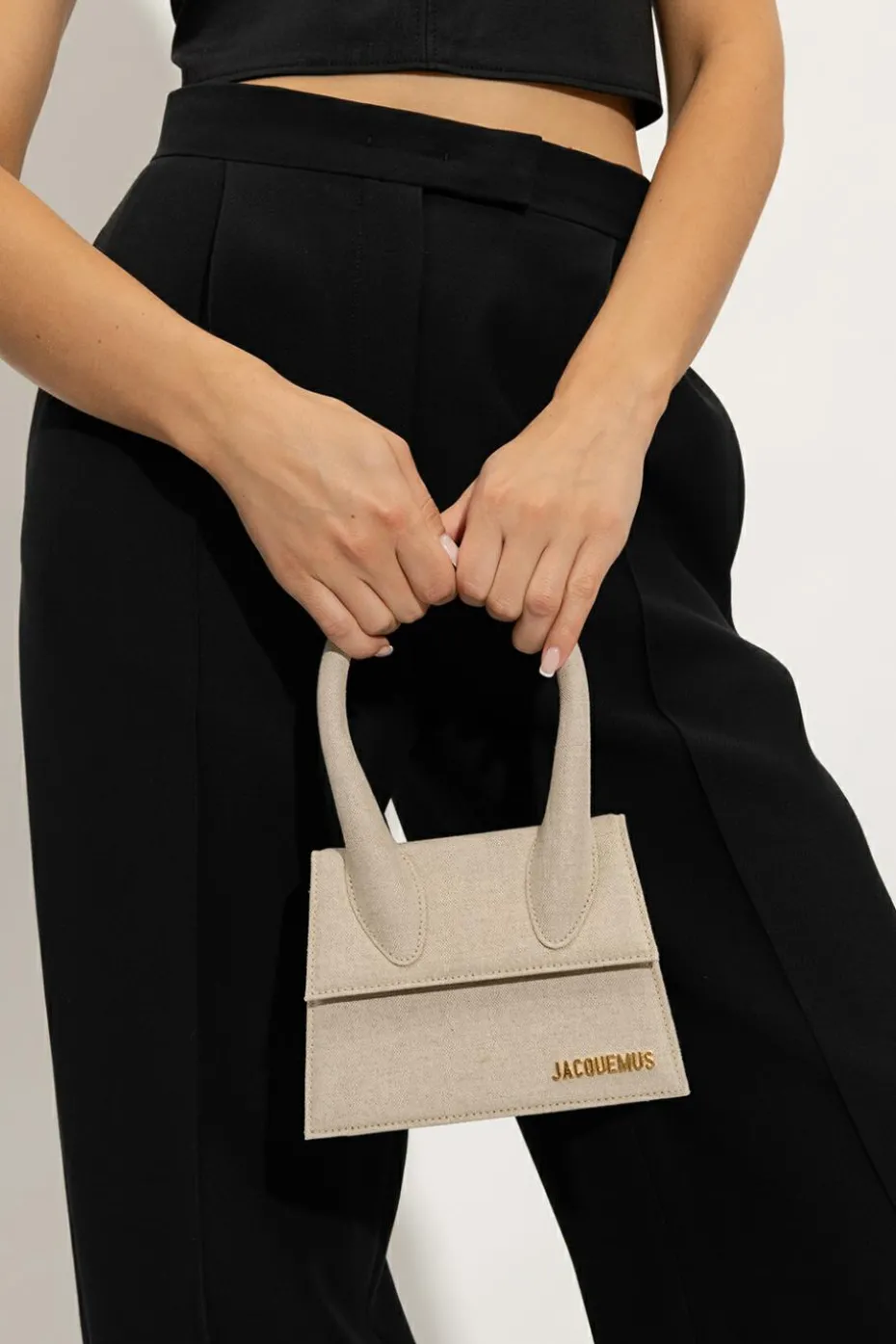 Jacquemus kremowy Torba na ramię ‘Le Chiquito Moyen’