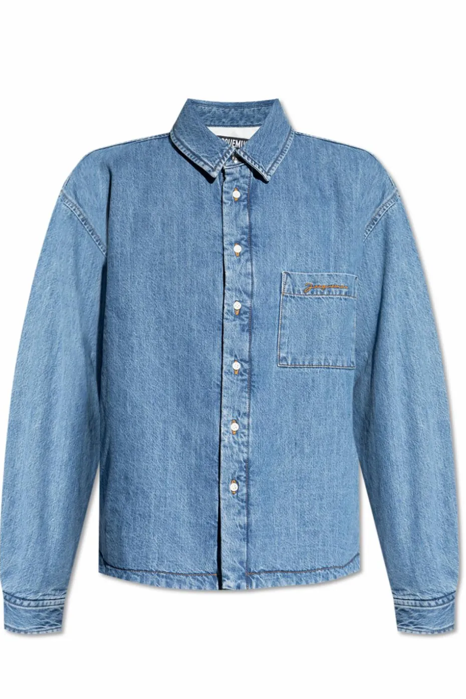 Jacquemus NIEBIESKI Jeansowa koszula