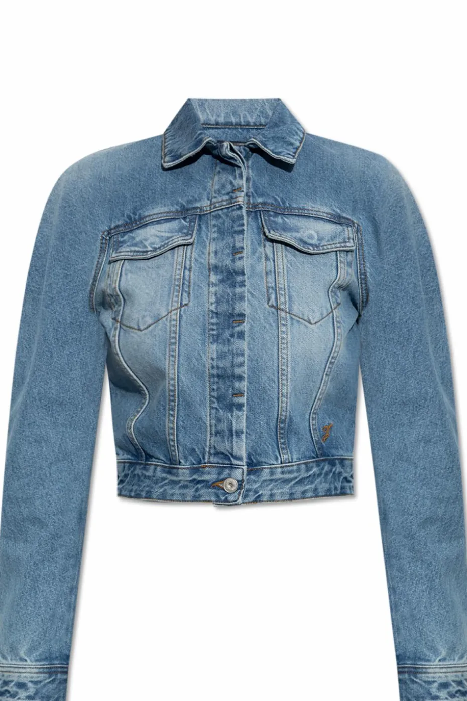 Jacquemus NIEBIESKI Kurtka jeansowa