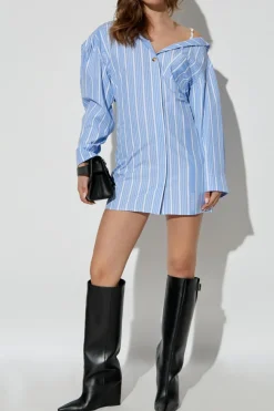 Jacquemus NIEBIESKI Sukienka koszulowa