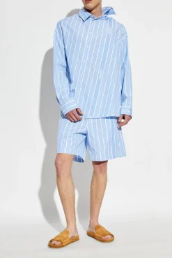 Jacquemus NIEBIESKI Szorty z logo