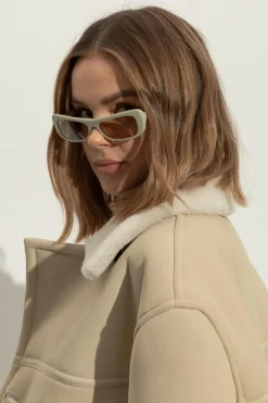 Jacquemus SZARY Okulary przeciwsłoneczne `Capri`