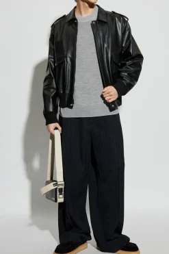 Jacquemus SZARY Wełniany sweter