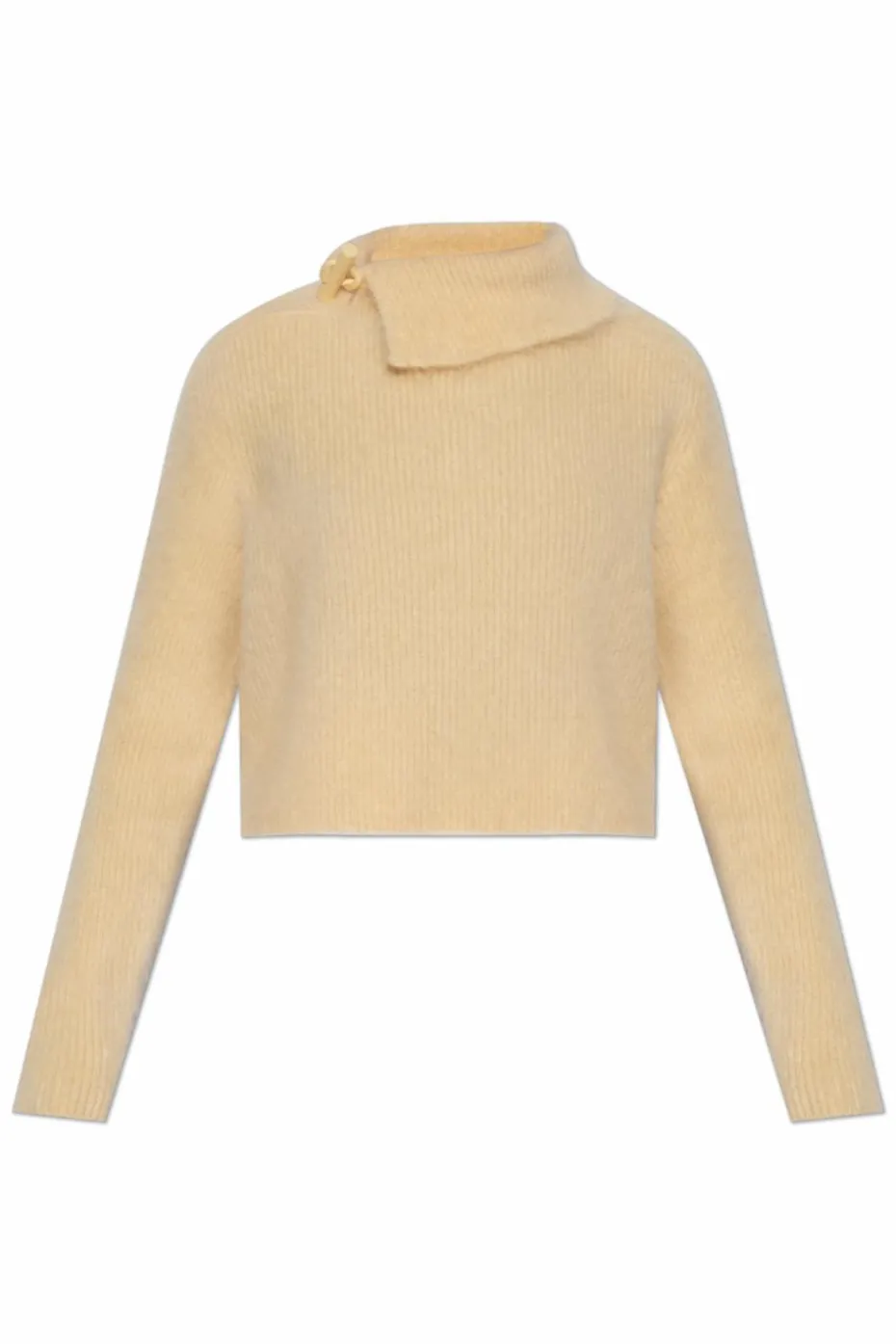 Jacquemus ŻÓŁTY Moherowy sweter