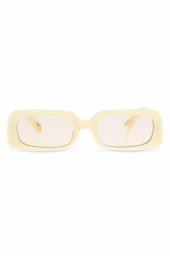 Jacquemus ŻÓŁTY Okulary przeciwsłoneczne
