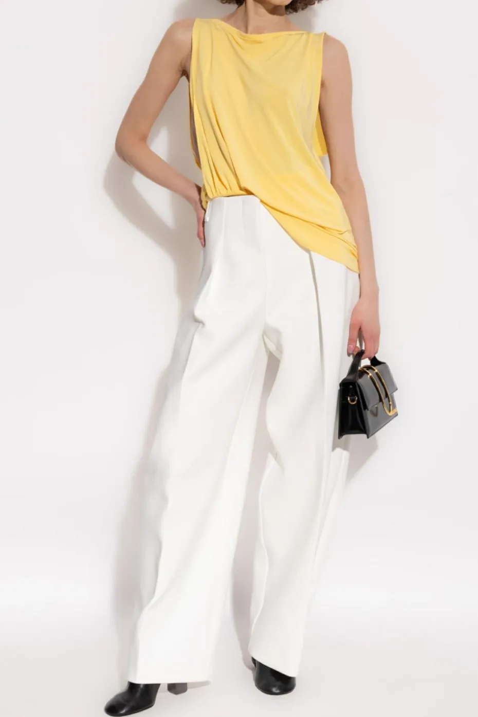 Jacquemus ŻÓŁTY Top bez rękawów