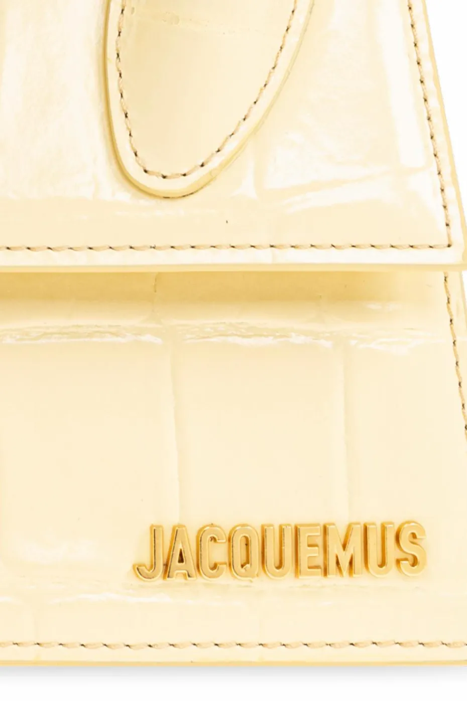 Jacquemus ŻÓŁTY Torba na ramię ‘Le Chiquito Moyen Boucle’