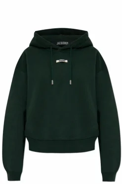 Jacquemus ZIELONY Bluza z logo
