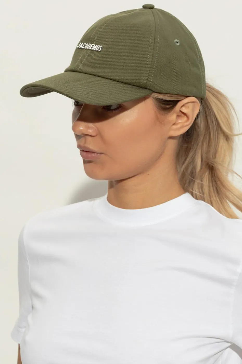 Jacquemus ZIELONY Czapka z daszkiem