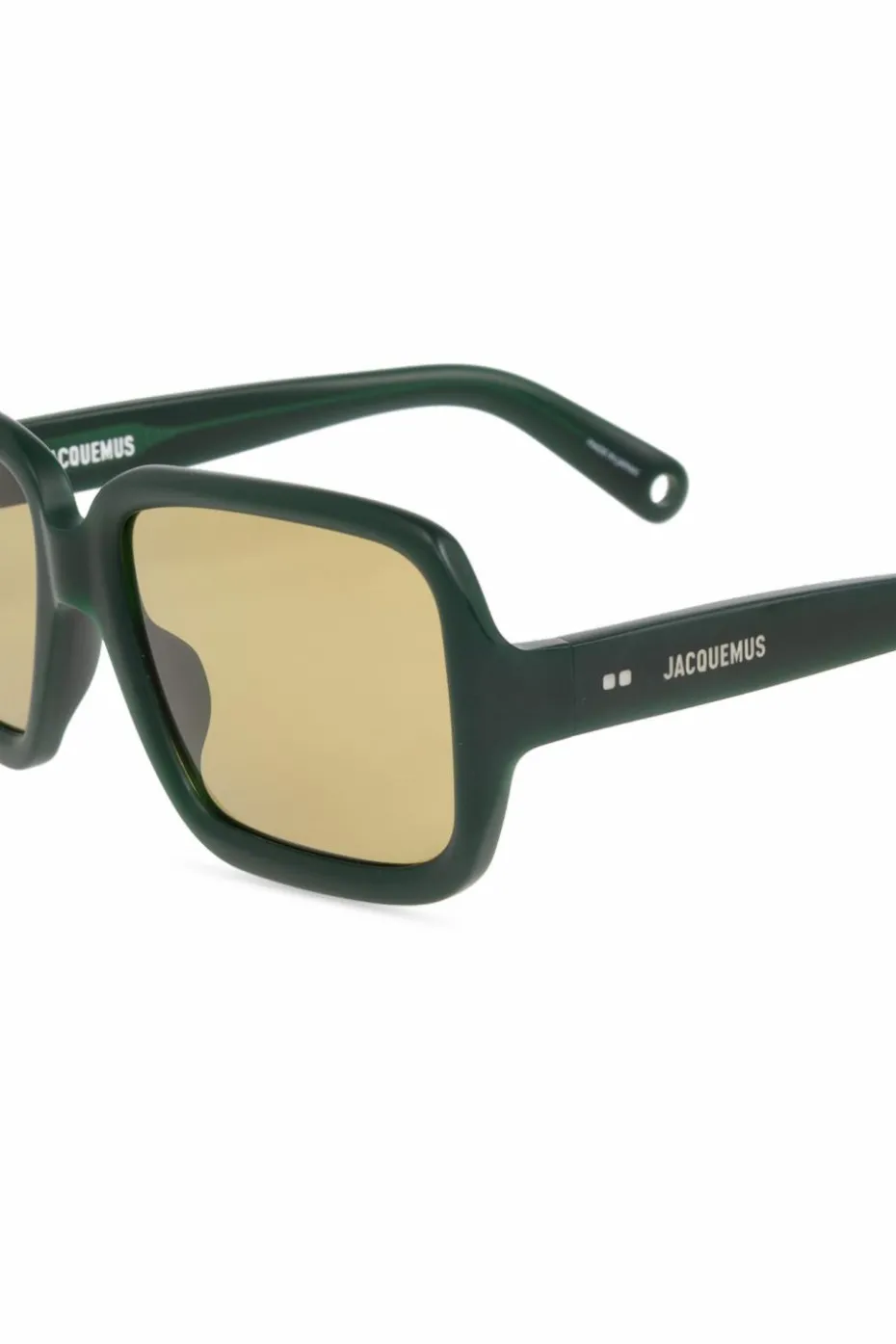 Jacquemus ZIELONY Okulary przeciwsłoneczne `Cabana`