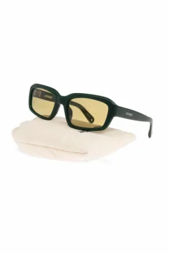 Jacquemus ZIELONY Okulary przeciwsłoneczne