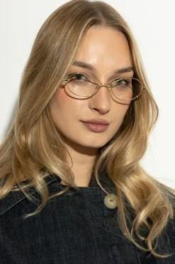 Jacquemus ZŁOTY Okulary korekcyjne