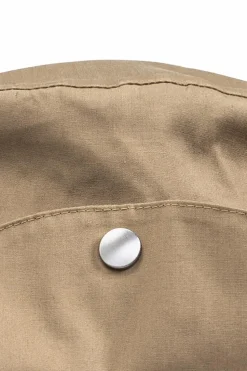 JIL SANDER+ beżowy Bawełniany kapelusz z trokami
