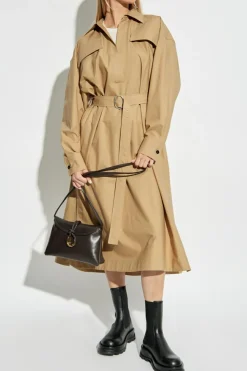 JIL SANDER+ beżowy Sukienka z pasem