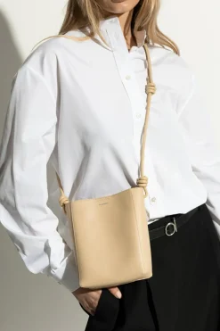 JIL SANDER beżowy Torba na ramię `Giro`