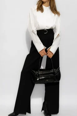 JIL SANDER BIAŁY Bawełniana koszula