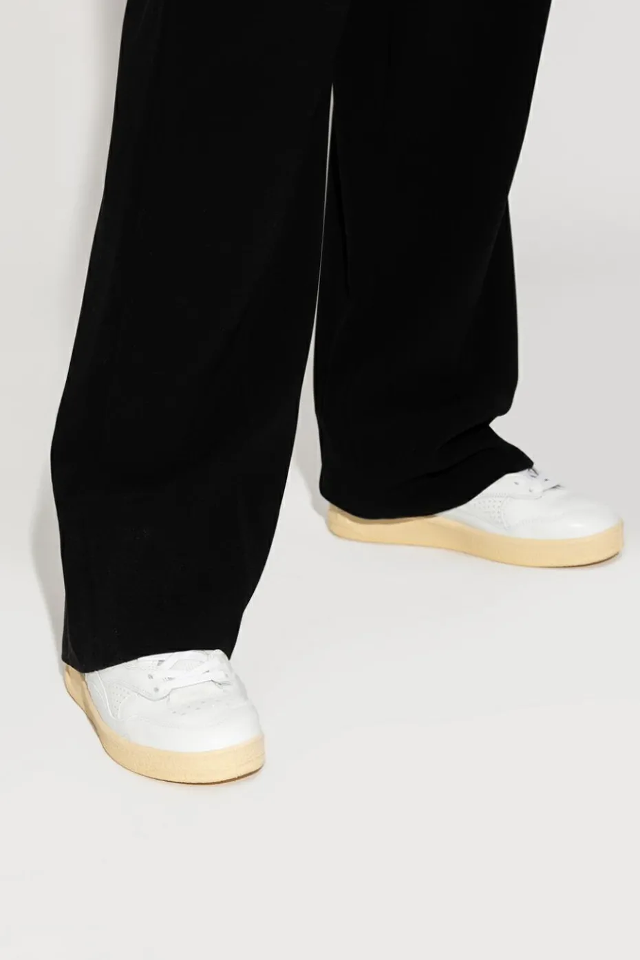 JIL SANDER BIAŁY Buty sportowe z logo