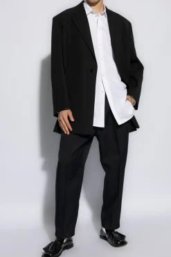 JIL SANDER BIAŁY Koszula z logo