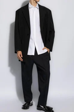 JIL SANDER BIAŁY Koszula z logo