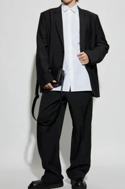 JIL SANDER BIAŁY Koszula z logo
