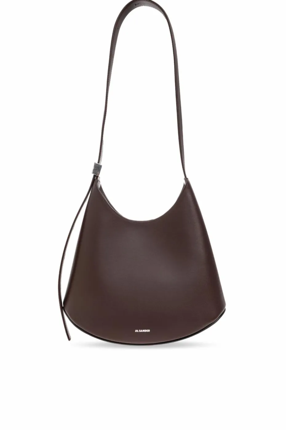 JIL SANDER BRĄZOWY Torba na ramię `Eldorado Small`