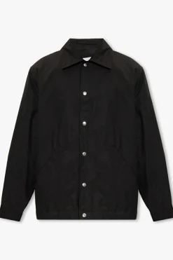JIL SANDER CZARNY Bawełniana koszula