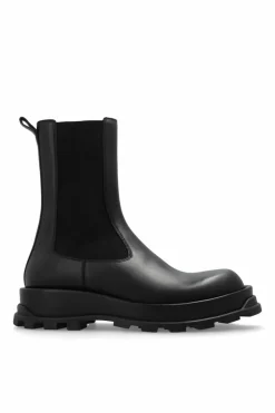 JIL SANDER+ CZARNY Botki za kostkę