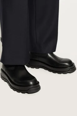 JIL SANDER+ CZARNY Botki za kostkę