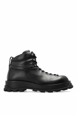 JIL SANDER+ CZARNY Buty za kostkę