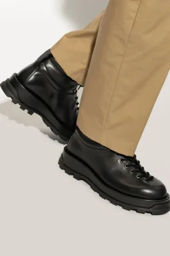JIL SANDER+ CZARNY Buty za kostkę