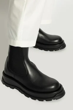 JIL SANDER+ CZARNY Buty za kostkę