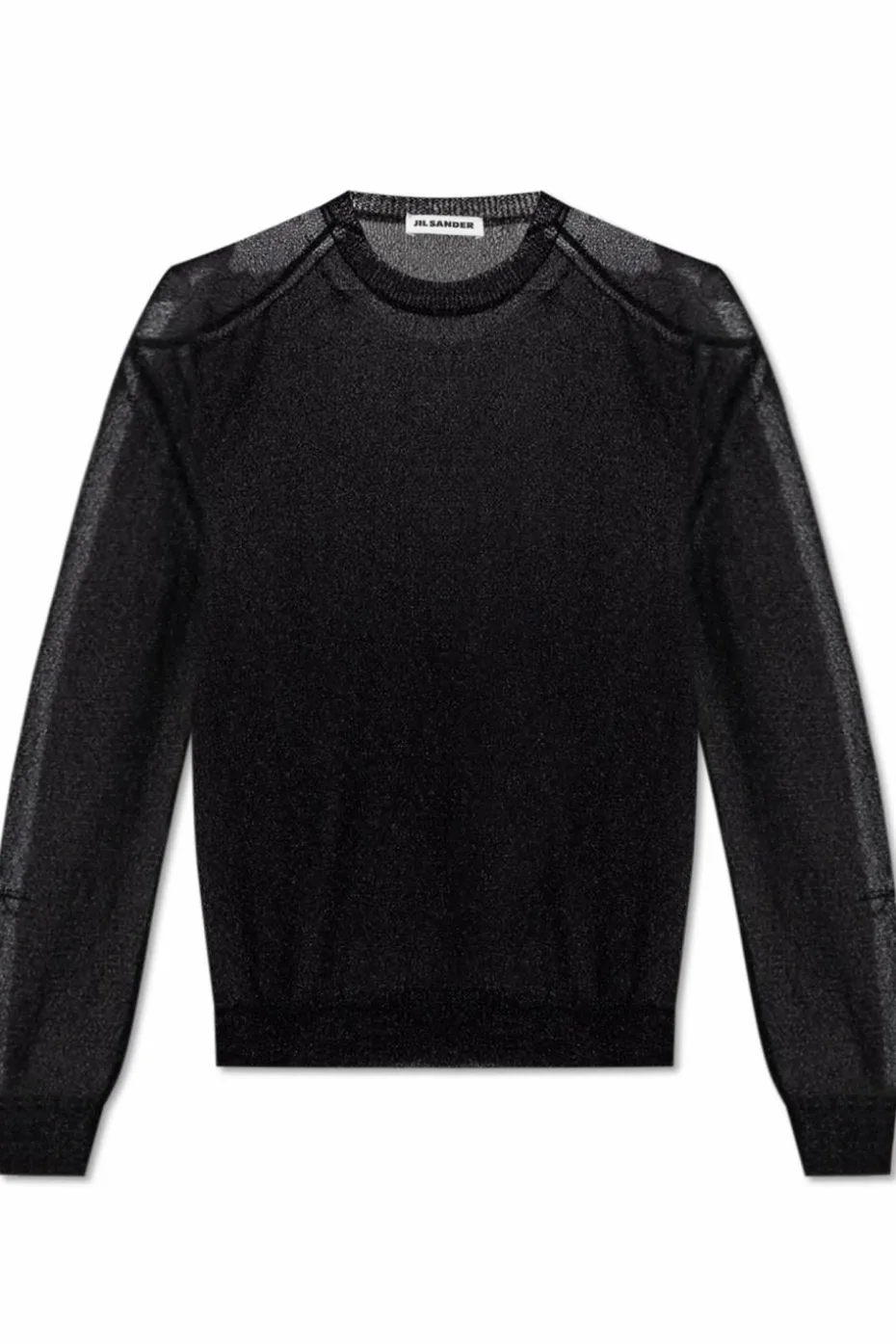 JIL SANDER CZARNY Dwuwarstwowy top
