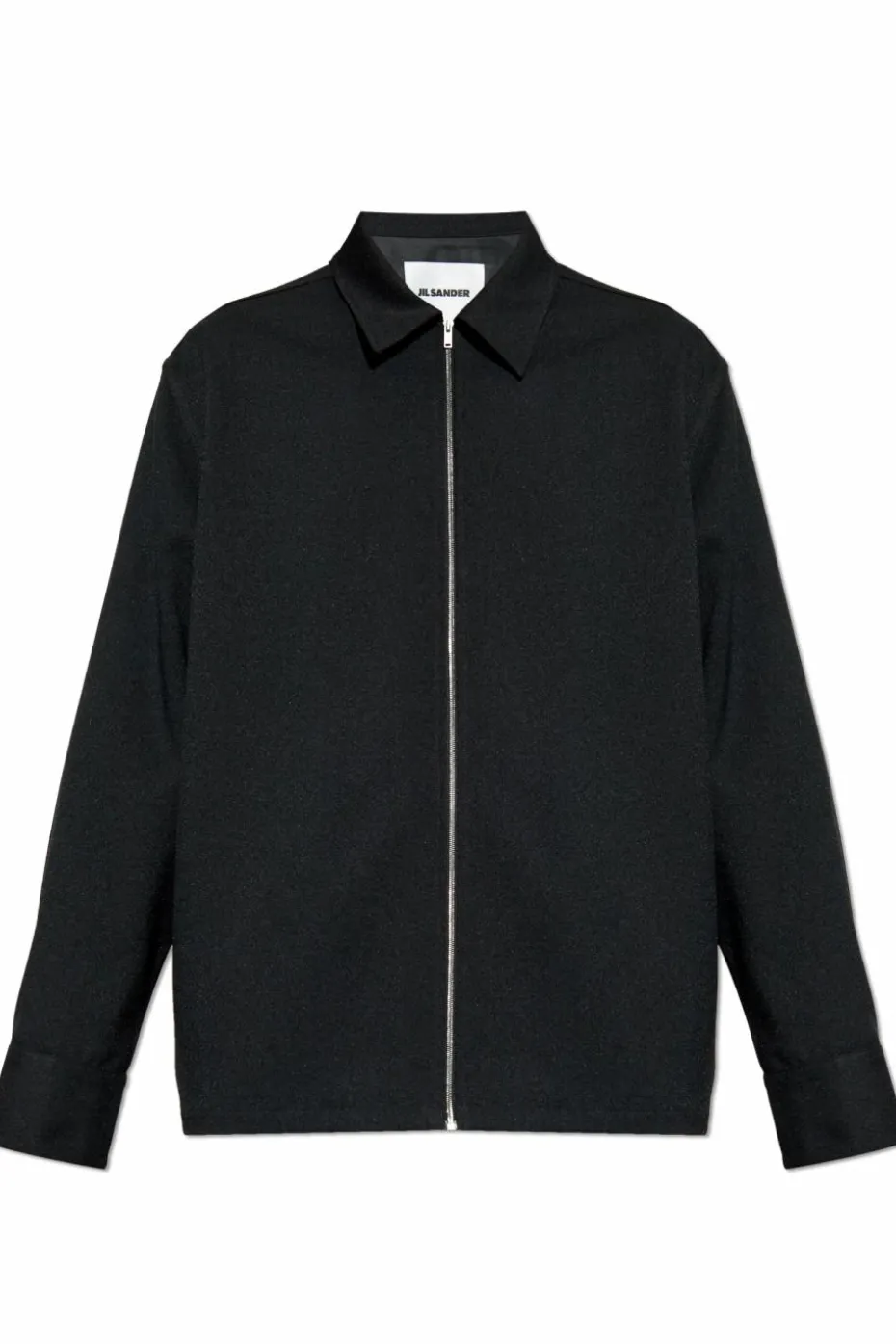 JIL SANDER CZARNY Koszula z kołnierzem